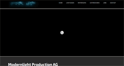 Desktop Screenshot of modernlight.ch